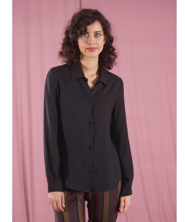 blusa gris hapuc