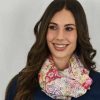 Echarpe estampado cashemire y flores viscosa