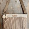 Bolso y riñonera Belt raya camel