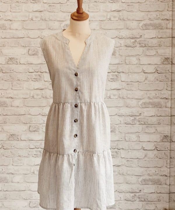 Vestido corto volantes 7021 e1619991838298