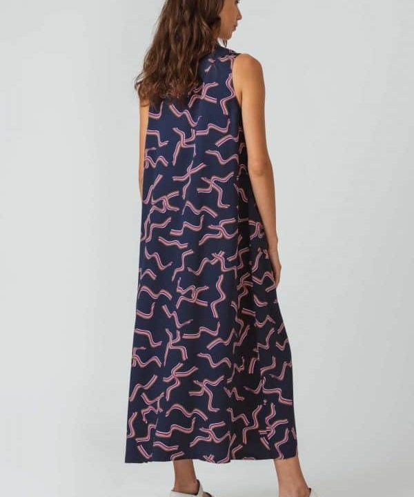 vestido camisero ecovero metxe skfk estamoado azul marino scaled e1656852439141