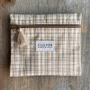 Monedero cuadro marron Clover 2 e1623587333140