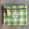 Monedero cuadro verde lima Clover 2 e1623587302101