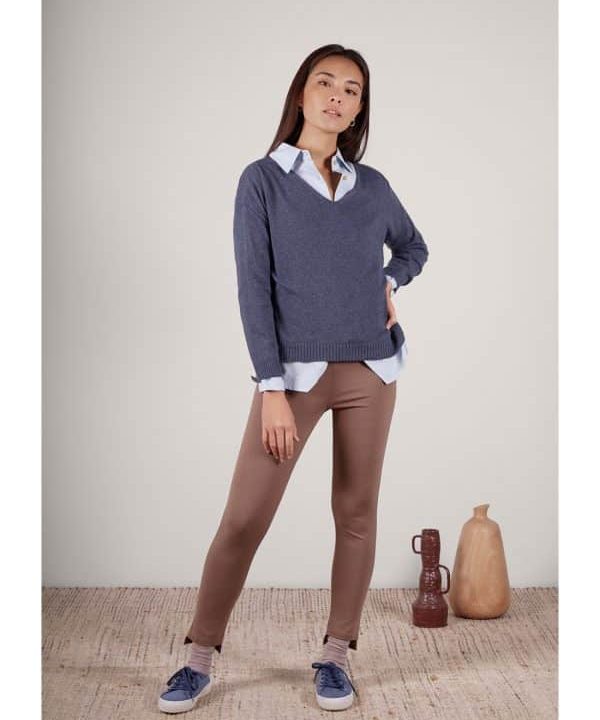 jersey pico mus bombon navy legging