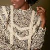 blusa camisa floral meisie volantes