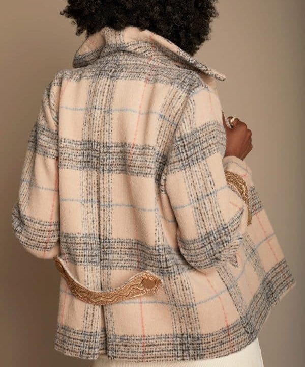 chaqueta cuadros meisie