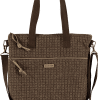 bolso clover-bcn cane lampa brown tela