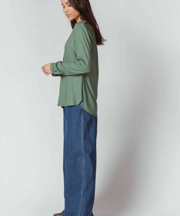 Camisa blusa ecovero SKFK Azi