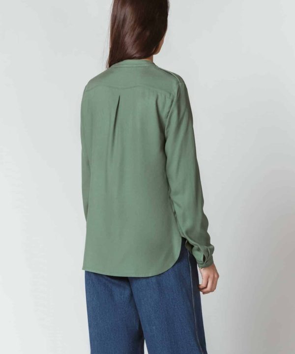 Camisa blusa ecovero SKFK Azi