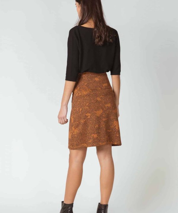 Falda modal SKFK Belky marron tostado