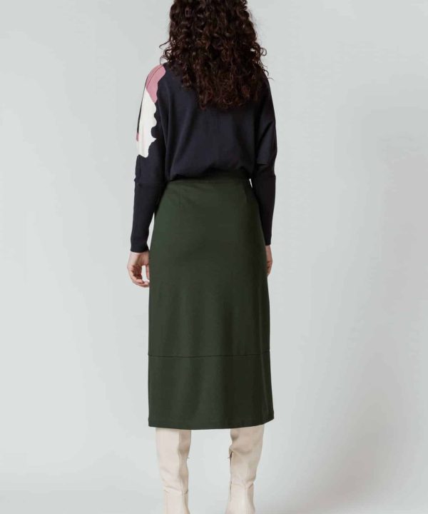 falda modal SKFK Haizene verde