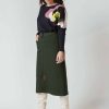 falda modal SKFK Haizene verde
