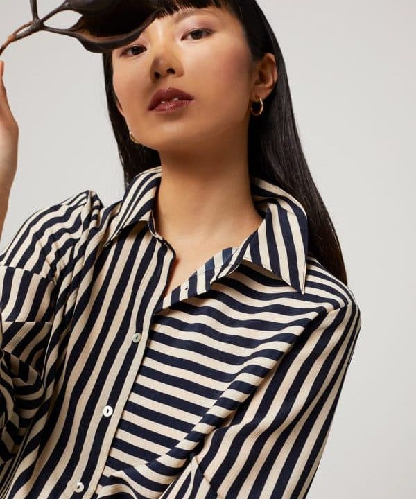 blusa rayas skatie camisa
