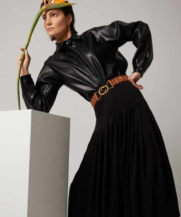 falda pantalon skatie negra