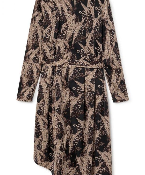vestido midi skatie asimetrico