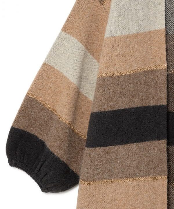 cardigan largo maxi skatie rayas