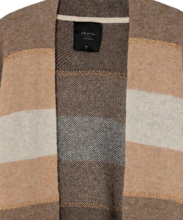 cardigan largo maxi skatie rayas