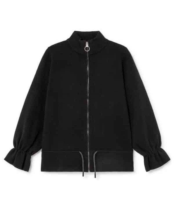 chaqueta bomber negra skatie