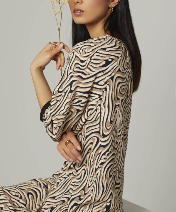 vestido skatie estampado