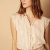 Blusa Meisie encaje rosa