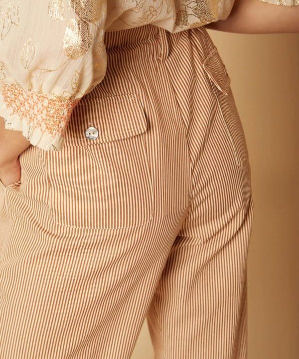 Pantalon Meisie popelin rayas
