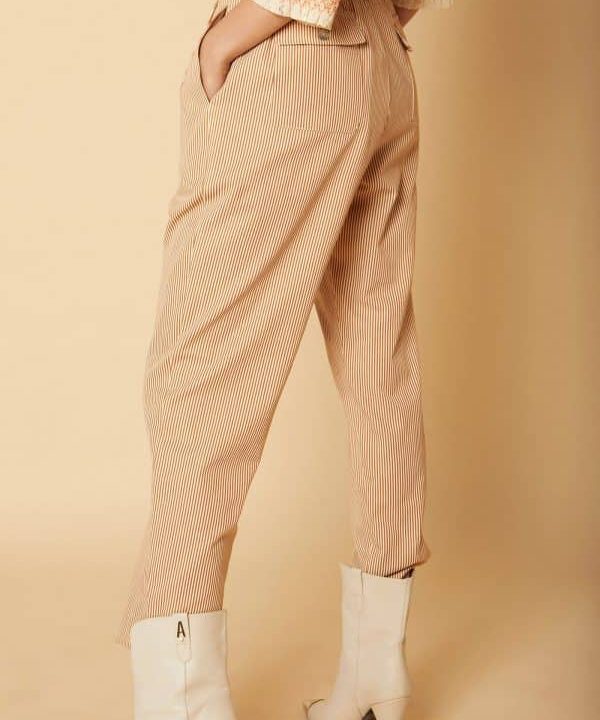 Pantalon Meisie popelin rayas M05P57 MGN 02 e1643544530794