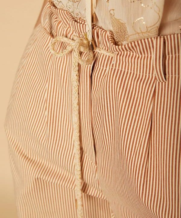 Pantalon Meisie popelin rayas