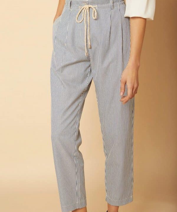 Pantalon Meisie popelin rayas