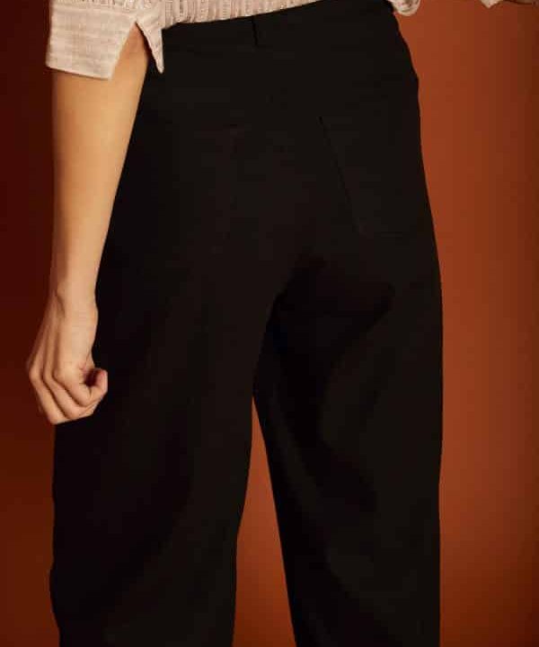 Pantalon slouchy negro Meisie