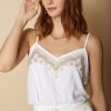 top lencero encaje blanco Meisie