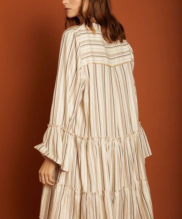 Meisïe vestido corto rayas