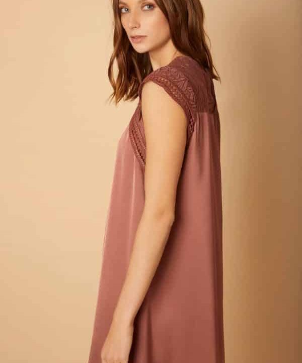 Vestido corto Meisie canesú