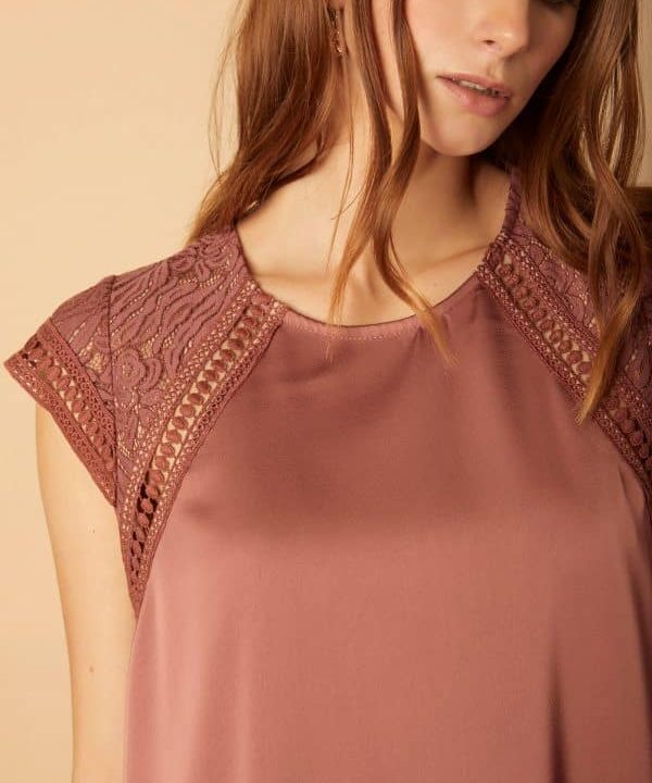 Vestido corto Meisie canesú