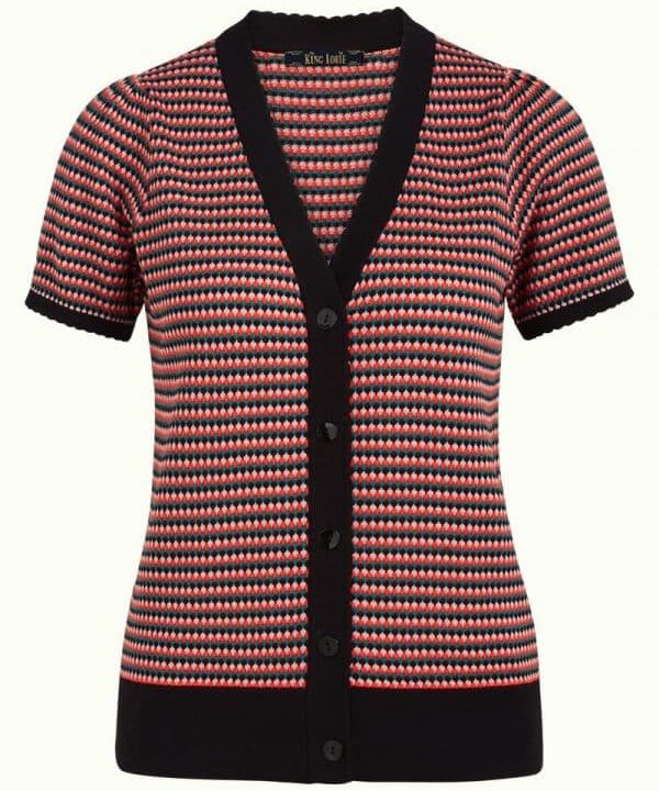 Cardigan manga corta Edie Cabaret King Louie Espana 07052 5 1 e1645395276945
