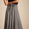 Falda Judy vichy negro Croisette King Louie Espana 06891 4 e1645388344474