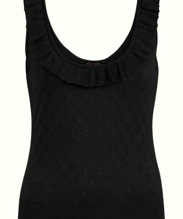 Jersey tirantes Ruffle Mateo negro King Louie Espana 06963 5 e1645399165249