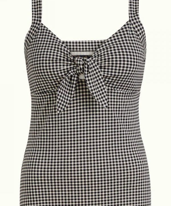 Top Giselle vichy negro Croisette King Louie Espana 06889 5 e1645394205670