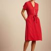Vestido Darcy rojo Dottie King Louie Espana 07180 e1645381011145