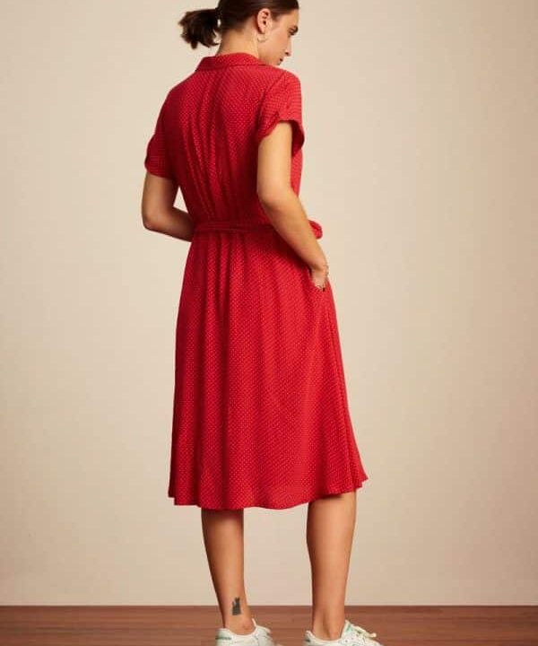 Vestido Darcy rojo Dottie King Louie Espana 07180 3 e1645381033898