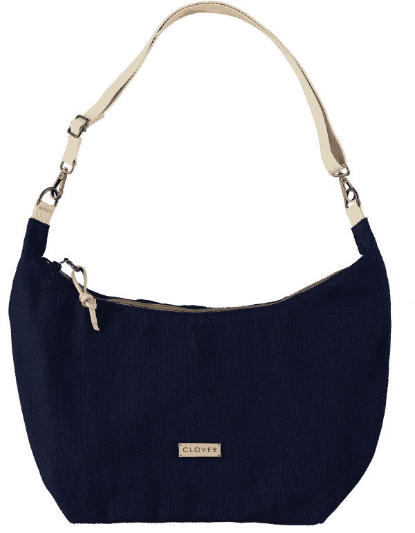 Bolso bandolera tela Santorino Clover Barcelona TENA MARINE e1646741667378 Bolso Santorino Clover Tena marino