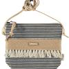 Bolso pequeño CLOVER Aggius raya azul marino