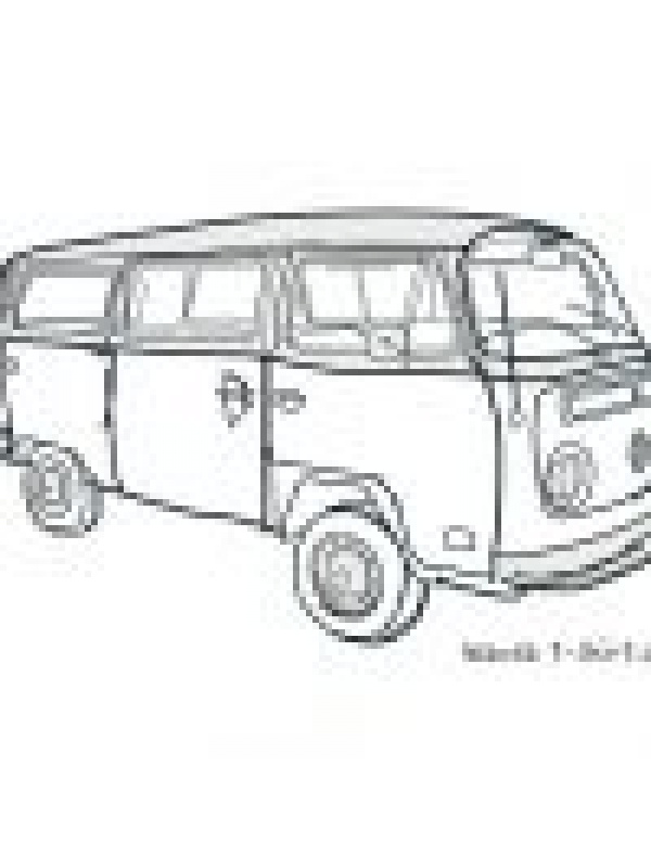furgoneta Volkswagen Transporter T2. Un clásico de los años 60 .camiseta hombre