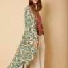 Kaftan largo MEISÏE estampado hojas