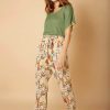 Pantalon fluido fresco estampado floral meisie