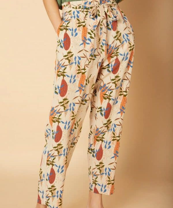 Pantalon fluido fresco estampado floral meisie