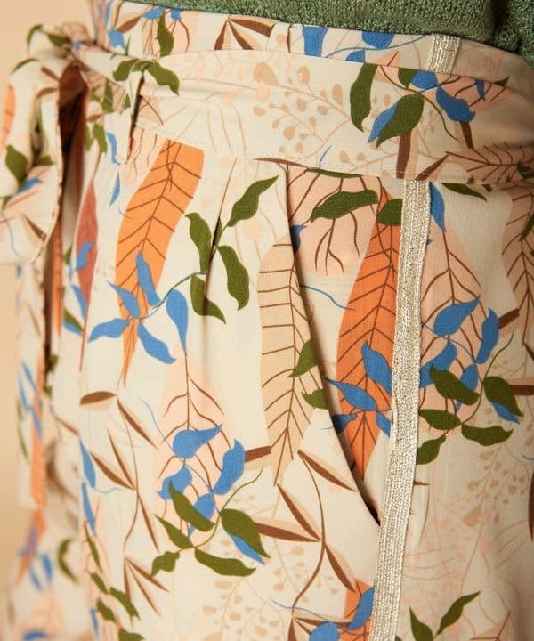 Pantalon fluido fresco estampado floral meisie