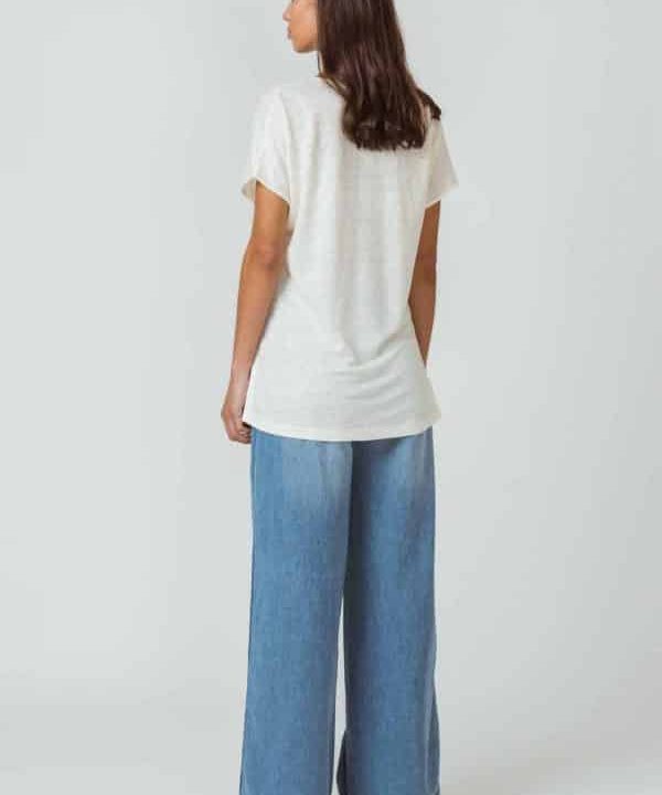 camiseta manga corta lino blanca arrene skfk moda etica sostenible 2 scaled e1656842378688