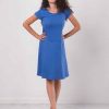 Vestido costuras azul klein singular barcelona 22VSF05 e1651145860876
