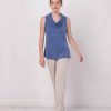 camiseta cuello drapeado singular 22VSN03 e1650831617131