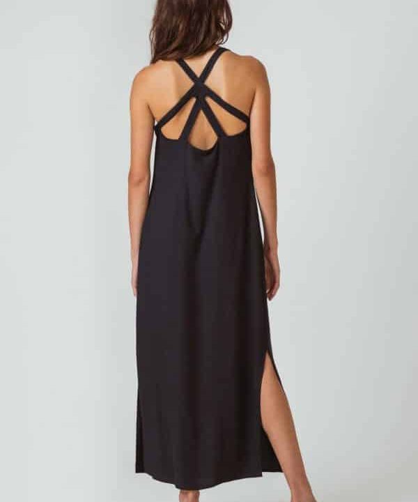 vestido largo negro ecovero klaudia skfk moda eco scaled e1656853164138